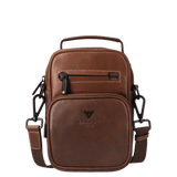 Brando James Gents Organiser with Hand In Brown