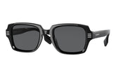 Burberry Eldon Unisex Sunglasses In Black