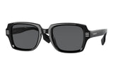 Burberry Eldon Unisex Sunglasses In Black