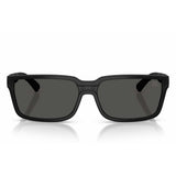 Burberry Mens Full-Rim Rectangular Sunglasses In Matte Black/Dark Grey