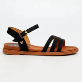 Butterfly Feet Ladies Ellie 11 Sandals In Black