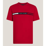 Tommy Hilfiger Chest Insert Tee Red