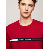 Tommy Hilfiger Chest Insert Tee Red