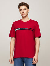 Tommy Hilfiger Chest Insert Tee Red
