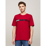 Tommy Hilfiger Chest Insert Tee Red