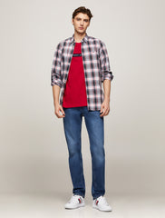 Tommy Hilfiger Chest Insert Tee Red