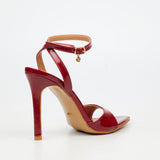 Miss Black Ladies Camisol 2 Heels In Red
