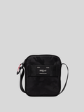 Replay Mens Fm3702 Camo Nylon Crossbody Bag In Black