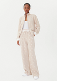 Guess Womens Paulina Wide Leg Trousers In Taupe