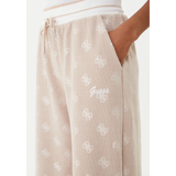 Guess Womens Paulina Wide Leg Trousers In Taupe