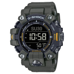 Casio Mens G-Shock Mudman 3 Sensor Watch In Army Green