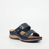 Butterfly Feet Ladies Cassidi 1 Shoes In Navy
