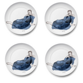 Carrol Boyes Enticing Set of 4 Dinner Plates