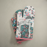 Carrol Boyes Oven Glove Set Of 2 Strength In Pink Multi