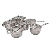 Dusseldorf 12 Piece Cookware In Silver