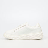 Miss Black Ladies Choo 1 Shoes White