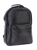 Cellini Leather Backpack In Black