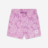 Converse Girls Floral Jacquard Shorts In Grape