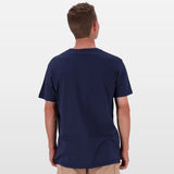 Salomon Mens Core Logo Short Sleeves T-Shirts In Blue Nights