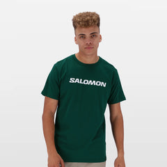 SALOMON WML0150 CORE LOGO SS TEE M DEEP EMERALD