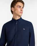 Harmont & Blaine Plaine Essential Shirt In Navy