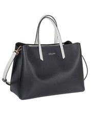 Cellini Amelia Shopper Bag In Black & White