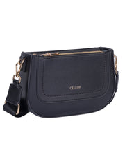 Cellini Ivy Crossbody Bag In Black