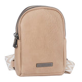 Cellini Clara 2 Compartment Chest Bag In Taupe