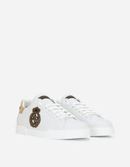 Dolce & Gabbana Cs1761 Ah136 Calfskin Portofino Sneakers White