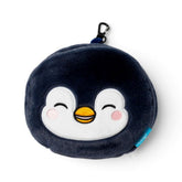 Relaxeazzz Adormals Round Travel Pillow & Eye Mask In Navy