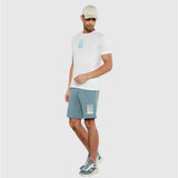 Calvin Klein Jeans Brush Stroke Graphic Short Teal