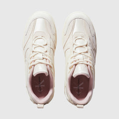 Calvin Klein Womens Basket Cupsole Shoes In Off White