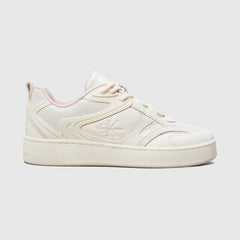 Calvin Klein Womens Basket Cupsole Shoes In Off White
