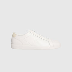 Calvin Klein Mens Low Profile Sneakers In White