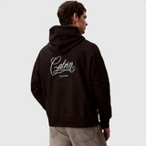 Calvin Klein Mens Premium Fleece Matchbox Hoodie In Black