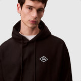 Calvin Klein Mens Premium Fleece Matchbox Hoodie In Black
