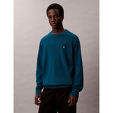 Calvin Klein Mens Crewneck Sweater In Teal