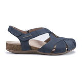 Hotter Ladies Catskill Shoes In Navy