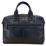 Celinni Infiniti Leather Document Case In Black