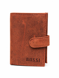 Bossi Mchz Mech Leather Pop Up Cardholder In Red