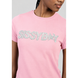 Sissy Boy Womens Star Girl Regular T-Shirt In Pink