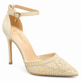 Miss Black Womens Lola 79 Heels In Natural