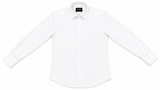 Morenzo Mens Lycra Sateen Long Sleeve Shirt In White