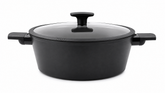 Aqua Alluminium Non Stick Casserole In Black
