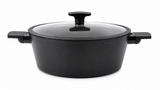 Aqua Alluminium Non Stick Casserole In Black