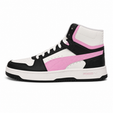 Puma Womens Slam Mid Sneakers In Mauve & Black