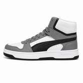 Puma Mens Rebound Slam Mid Sneakers In Black & Grey
