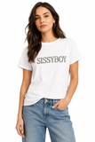 Sissy boy Womens Light Chaser Regular T-Shirt In White