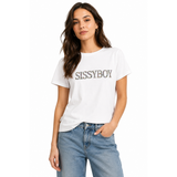 Sissy boy Womens Light Chaser Regular T-Shirt In White