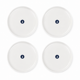 Polo Safari Side Plate 4Pc In Navy